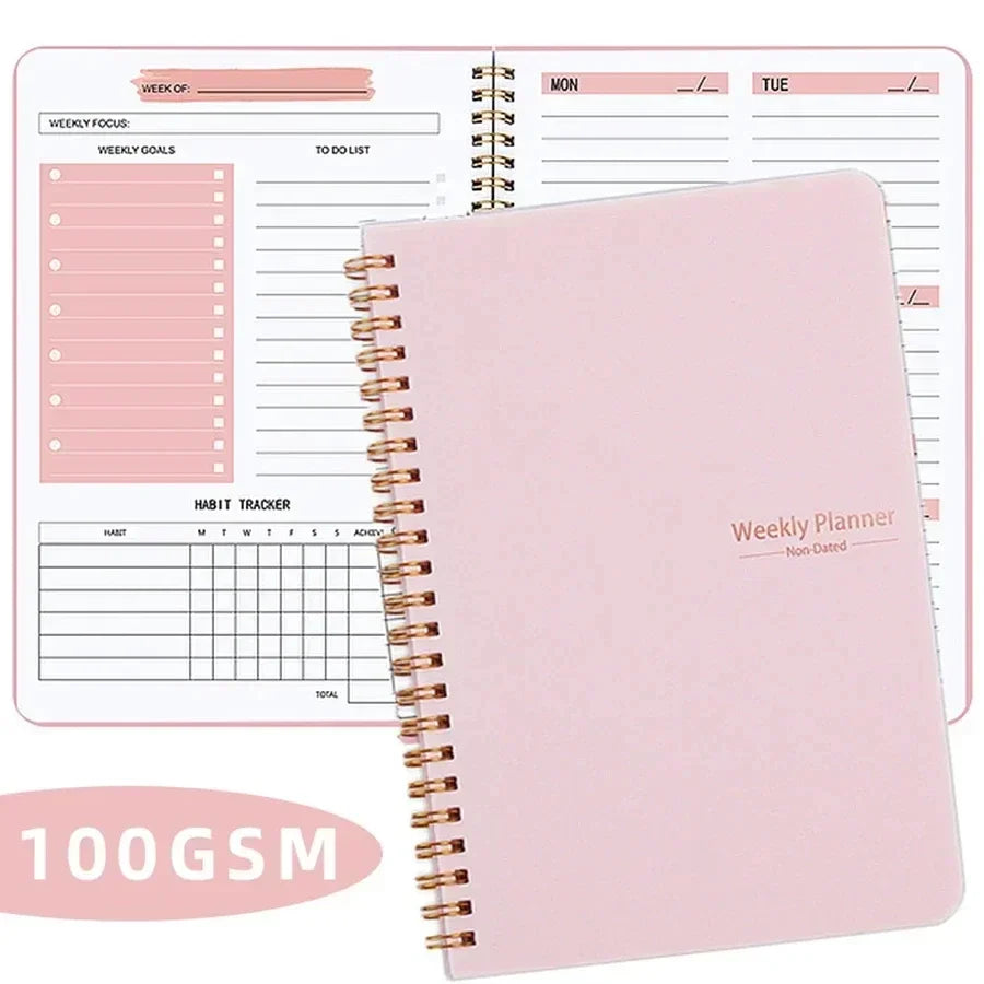 Stationery Office Weekly Planner Notebook